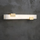 Axyaa Alabaster LED Brass Wall Lamp for Indoor Decor