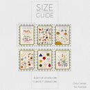 Educational Bohemian Wall Art Set by Axyaa: Mix & Match Weather, Shapes, Letters in Neutral Tones
