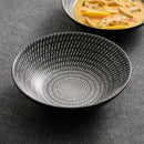 Axyaa Retro Meteor Shower Plate Soup Pasta Bowl Set