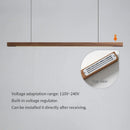 Axyaa Nordic Wood Pendant LED Ceiling Lamp for Home Office Kitchen Dining Room