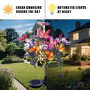 Axyaa Solar Flower Lights: Decorative Outdoor Garden Decor, Waterproof Pathway Lighting