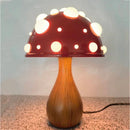 Axya Mushroom Lamp with Tricolored LED Bulb for Warm Desk Light
