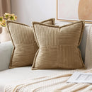 Boho Striped Pillow Covers for Sofa Bed Living Room Decor - Axyaa
