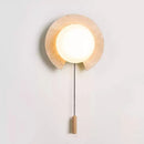 Axyaa Vintage Wabi Sabi Style Wall Lamp with Switch for Bedroom or Staircase