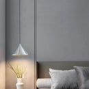 Axyaa Modern Pendant Lamp Brushed Sliver Black Lights for Bedroom, Kitchen, Dining Room