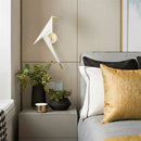 Axyaa Nordic Crane Wall Lamp LED Sconces for Loft Living Room