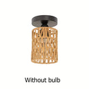 Axyaa Bohemian E27 Ceiling Light for Kitchen, Bathroom, Hallway - Farmhouse Style Lighting Fixtures