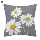 Flower Letter Print Cushion Cover for Stylish Home Decor by Axyaa