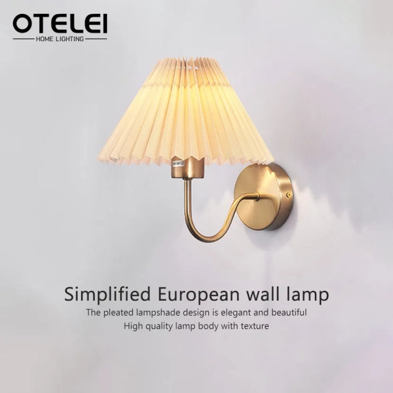 Axyaa Umbrella Style Retro Wall Lamp for Home Decor