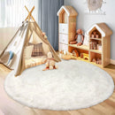 Axyaa Silky Soft Shaggy Area Rug for Living Room Bedroom Kids Nursery Mats