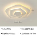 Axyaa Nordic LED Ceiling Light: Minimalist Modern Design Geometric Master Bedroom Light
