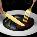 Axyaa Luxury Stainless Steel Western Cutlery Set Dinnerware Tools