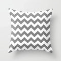 Axyaa Geometric Grey Pillowcase Set