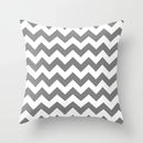 Axyaa Geometric Grey Pillowcase Set