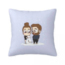 Axyaa Square Pillowcase Comfort Cushion Cover Polyester Throw Pillow for Home Sofa