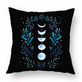 Axyaa Psychedelic Moon Butterfly Pillow Covers for Bedroom and Living Room 45x45cm