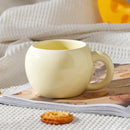 Axyaa Apple Ceramic Coffee Cup Set for Couples - Creative Christmas Gift