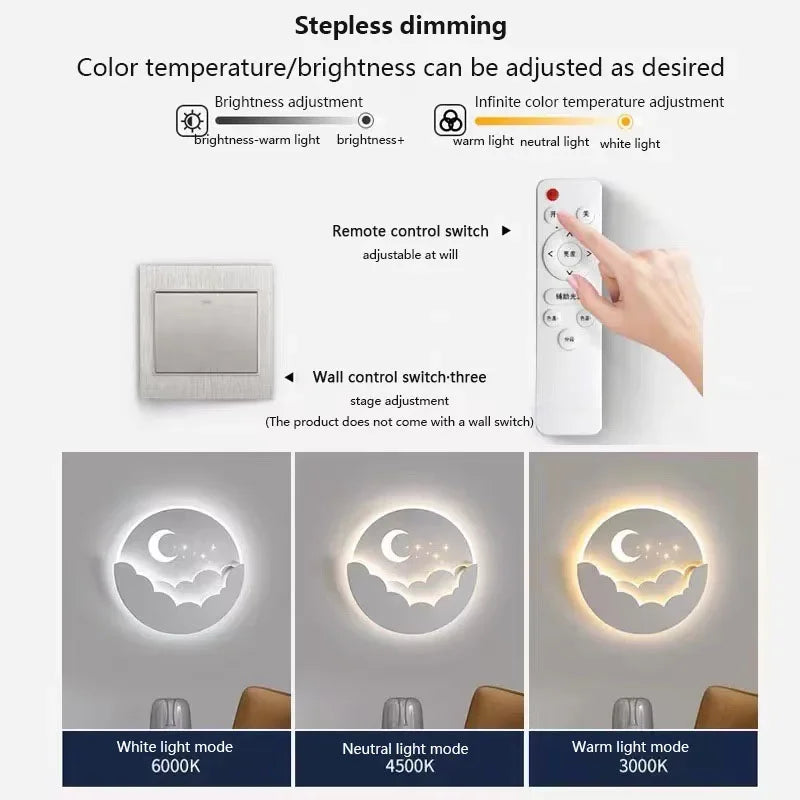 Axya LED Wall Sconce: Modern Living Room Bedroom Lighting Fixture