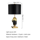 Axyaa Crystal LED Table Lamp - Modern Design for Home Decor