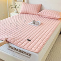 Axyaa Waterproof Mattress Bed Pad with Raw Cotton and Soybean Padding