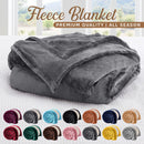 Axyaa Plush Fleece Blanket - Luxurious, Cozy, and Lightweight All-Season Throw