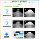 Axyaa Solar Motion Sensor Security Light for Outdoor Garden and Pathway