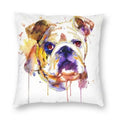 Axyaa Cute English Bulldog Floor Pillowcase for Home Decor