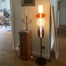 Axyaa Nordic Glass LED Floor Lamp for Home Decor and Indoor Lighting
