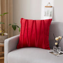 Axyaa Plush Velvet Striped Cushion Cover for Stylish Home Decor