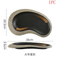 Axyaa Ceramic Sashimi Plates | Japanese Cuisine Sushi Tableware