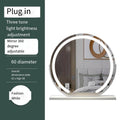 Axyaa Light-Up Vanity Mirror with Smart Touch Control, 3 Colors, 360° Rotation