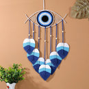 Axyaa Evil Eye Dreamcatcher Boho Wall Decor Handmade Feather Dreamcatcher Art