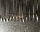 Axya Stainless Steel BBQ Skewers 10pcs 50cm 60cm Flat Meat Grill Fork Kabob Sticks