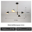 Axyaa Cone Pendant Light: Minimalist Design, Creative Art, Atmosphere Dining Room Decor