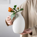 Axyaa Ceramic Vase: Elegant Home Decor Flower Arrangement & Ornament