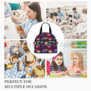 Axyaa Sugar Skull Day of The Dead Insulated Lunch Bag with Adjustable Strap