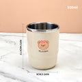 Axyaa Stainless Steel Cartoon Toothbrush Cup Set