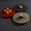 Axya Ceramic Honeycomb Dinner Plate Sushi Dish Fruit Tray Dim Sum Dish