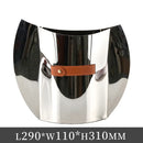 Axyaa Silver Stainless Steel Flower Vase Handicrafts for Home Decoration