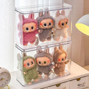 Labubu Doll Display Box: Axyaa Plush Storage Stand Cabinet for Collectible Toys