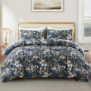 Leaf Plant Duvet Set, Boho Quilt Cover, Home Bedding by Axyaa
