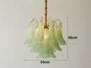 Axyaa Colorful Glass Ceiling Chandelier for Kitchen Dining Living Room