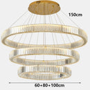 Axyaa Crystal Chandelier Pendant Light for Living and Dining Room Lighting