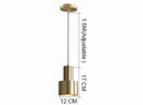Axyaa LED Wall Lamp Gold Black Pipe Acrylic Shade for Bedroom Study Room