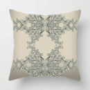 Axyaa Baroque Geometric Throw Pillow Case, Elegant Vintage 45X45CM Cushion Cover for Home