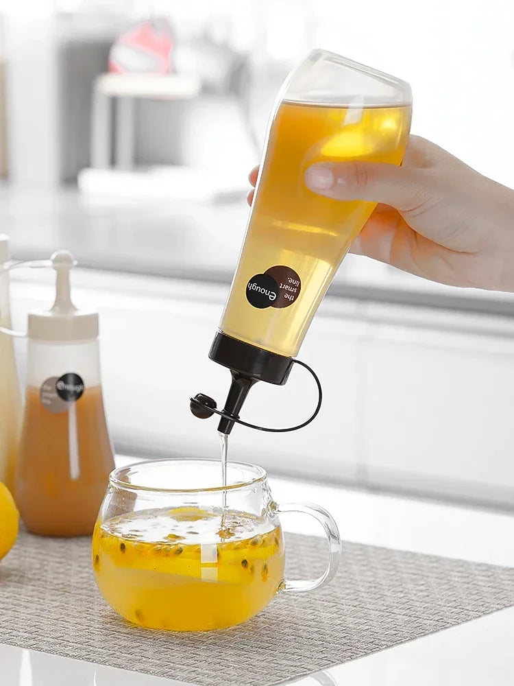 Axya Portable Honey Dispensing Squeeze Bottle - 360ml Kitchen Tool