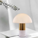 Axyaa Marble Foot Glass Desk Lamp