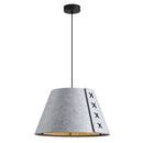 Axyaa Circular PET Acoustic Felt Pendant Light for Office, Restaurant, Cafe