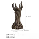 Axyaa Resin Floral Plant Vase Ornament for Gifts