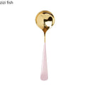 Axyaa Stainless Steel Dessert Soup Spoon Set - Restaurant Quality Kitchen Tools